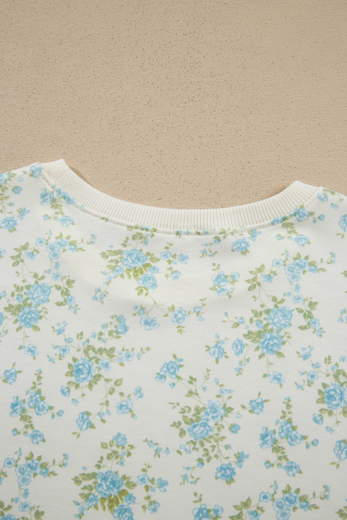 Pink Floral Print Short Sleeve Elastic Waist Pocket Casual Two Piece Short Sets