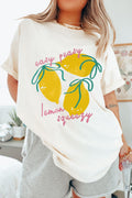 White Easy Peasy Lemon Squeezy Graphic Tee