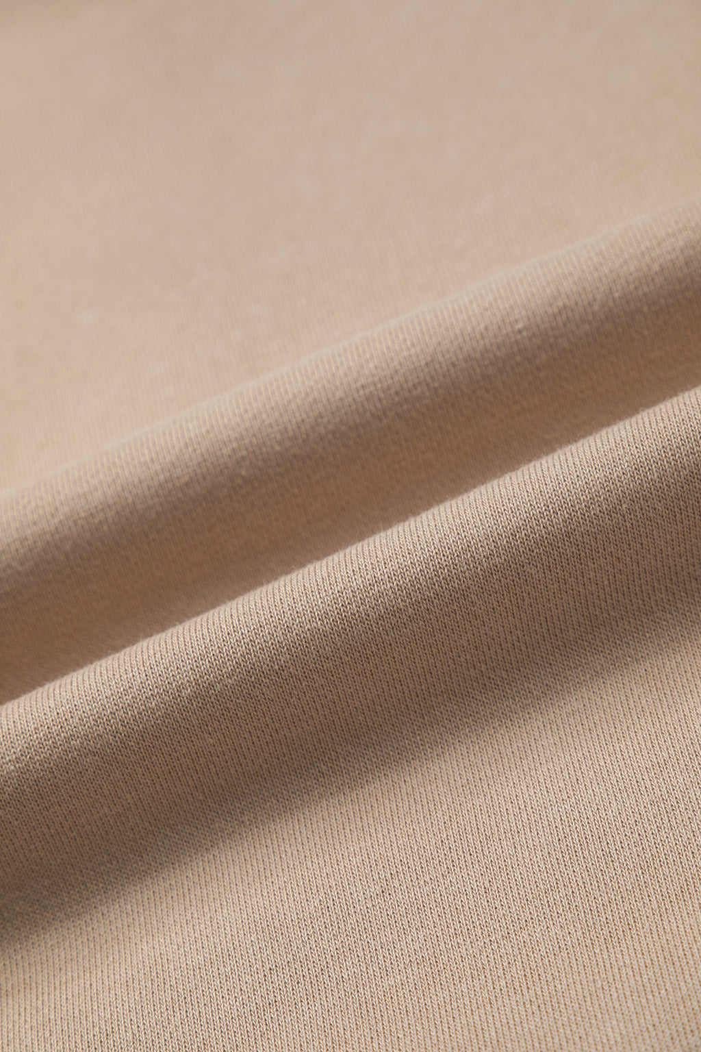 Parchment Solid Color Raw Seam Lace Detail Loose Casual Sweatshirt